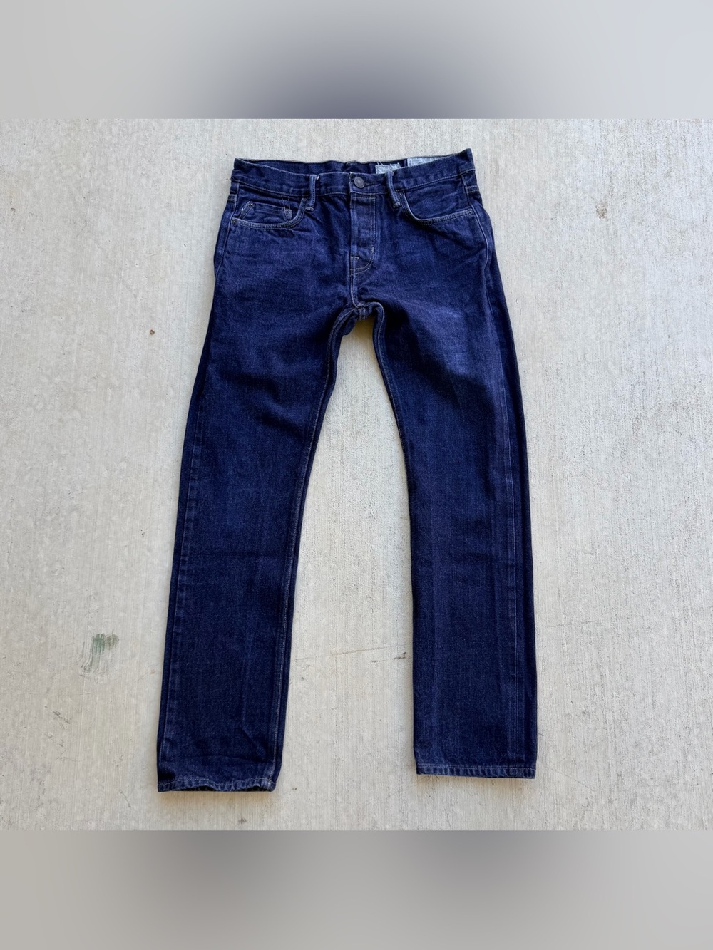 Allsaints Selvedge Jeans Iggy Japanese Fabric Men Size 30x30 Slim Fit